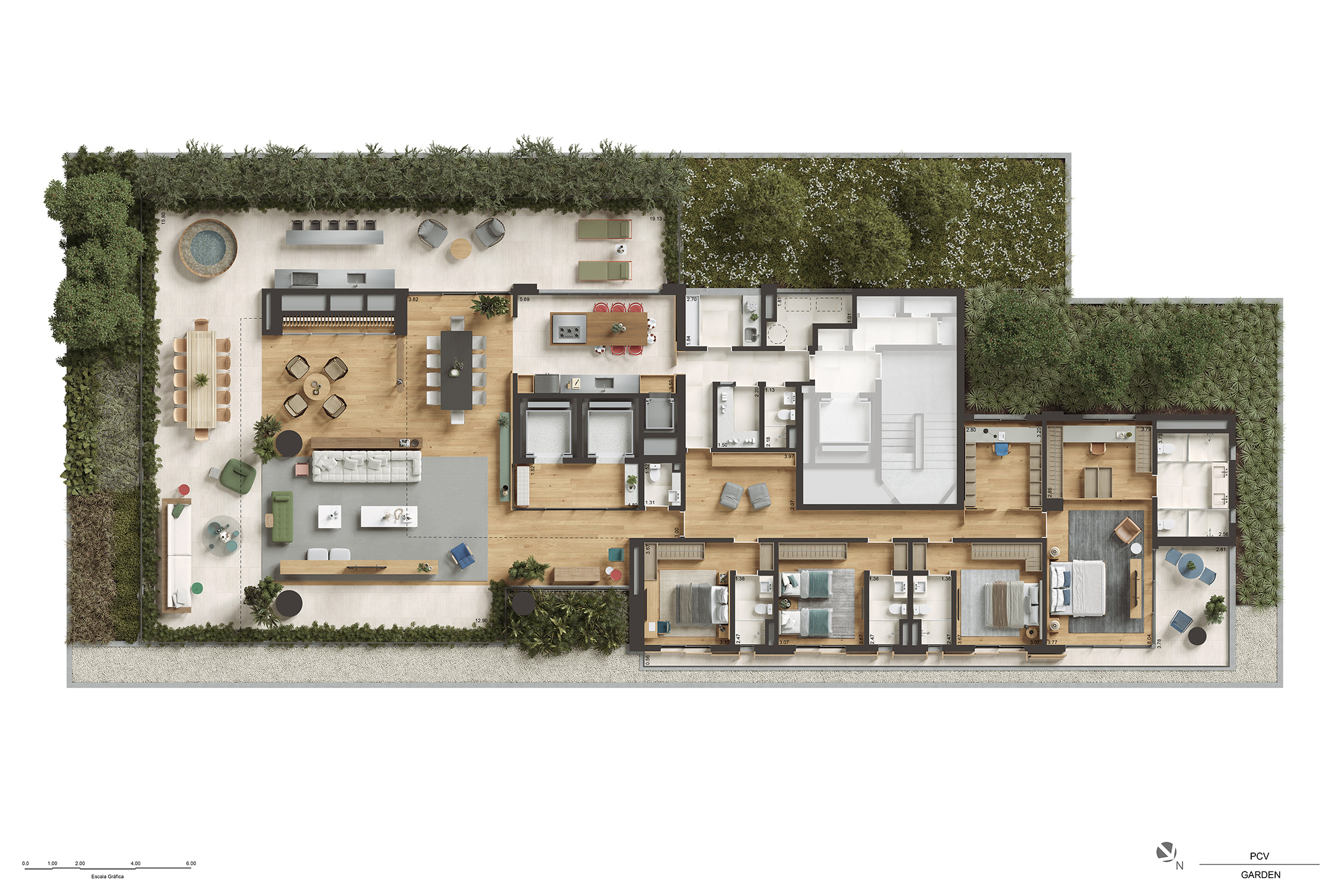 Planta Planta Garden 487,29m²